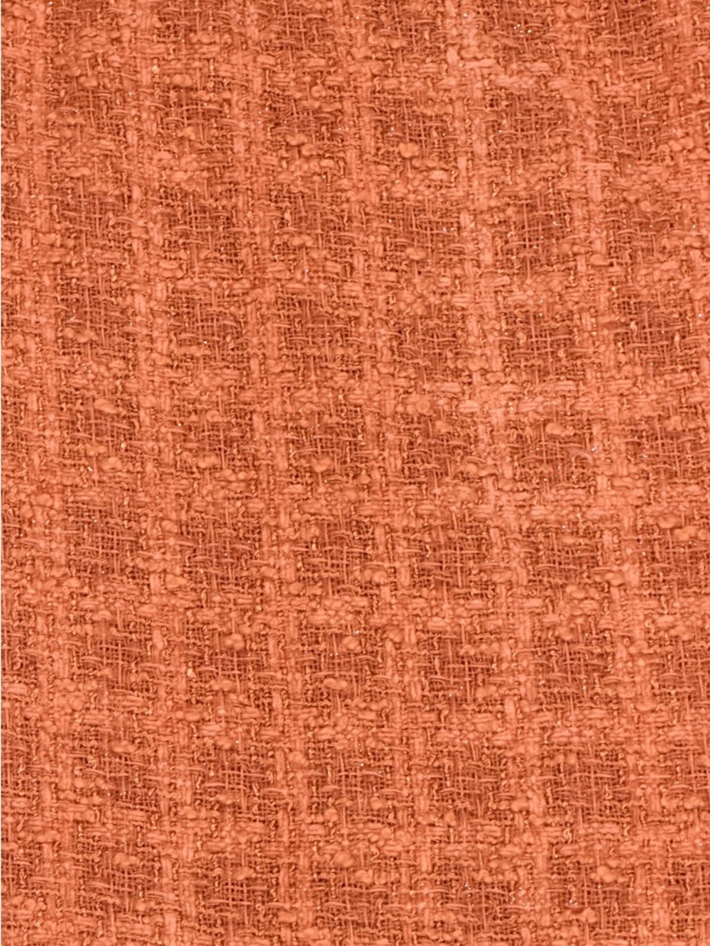 Final price Rickie Freeman Teri Jon Orange Tweed Fringe Hem Pencil Skirt - Picture 2 of 8